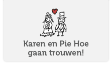 Karen en Piehoe gaan trouwen!
